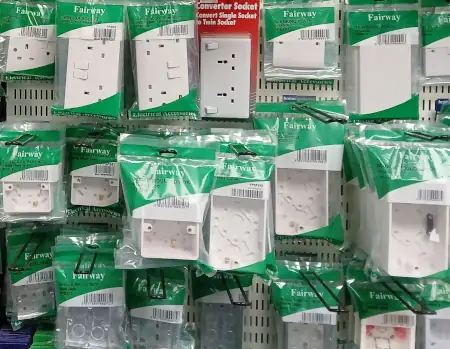 Electrical fixtures and fittings Selection of electrical fixtures and fittings