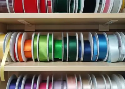 Ribbons Selection of coloured ribbons