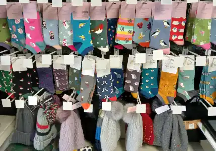Socks and hats Selection of socks and hats