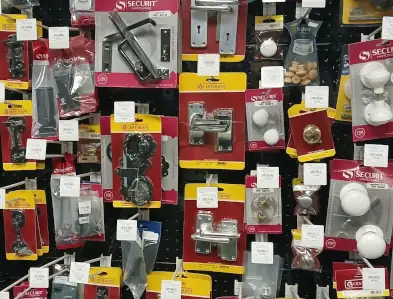 Fixtures and fittings Selection of fixtures and fittings