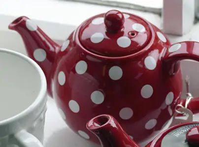 Teapots and mugs Selection of teapots and mugs