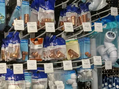 Plumbing fittings Selection of plumbing fittins