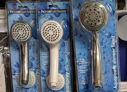 Showerheads Selection of showerheads